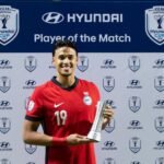 Ilhan Fandi, pemain Singapura yang pernah tinggal di Indonesia.