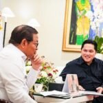 Gubernur DKI Jakarta Pramono Anung ditemui Ketum PSSI Erick Thohir jelang FIFA ASEAN Cup 2026 di Indonesia./IG @erickthohir
