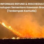 Kawasan Bromo kebakaran, wisatawan diberi panduan untuk reschedule dan/atau refund./IG BBTNBTS