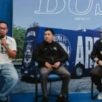 Arema FC merayakan HUT ke-39 dengan hadiah bus baru./IG @aremafcofficial