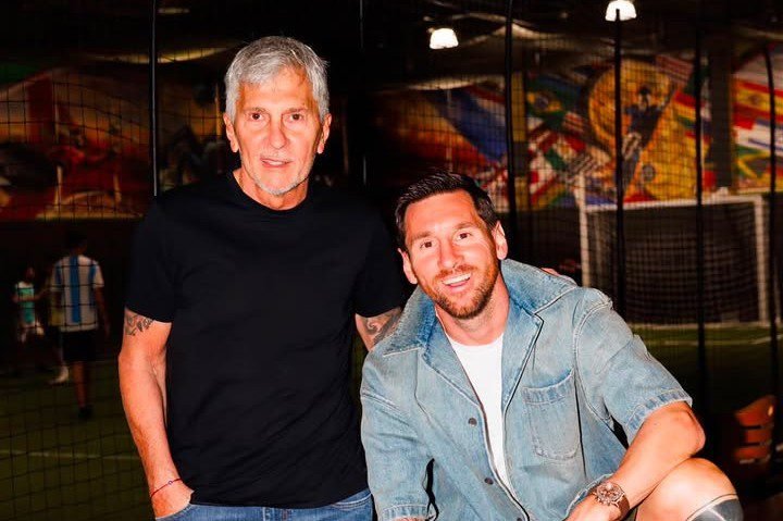 Pesan haru Lionel Messi kepada sang mendiang ayahnya, Jorge Messi./IG @leomessi