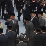 Presiden Prabowo Subianto di Gedung DPR RI Jakarta, Jumat (14/8) menyampaikan kinerja pemerintah jelang HUT ke-81 Republik Indonesia./IG @presidenrepublikindonesia