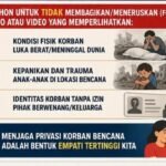 BPBD NTT mengimbau masyarakat di media sosial untuk menjaga privasi korban sebagai bentuk empati pascagempa M7,7 di Flores (15/8)./IG @ntt_bpbd