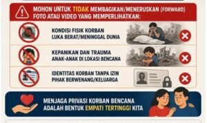 BPBD NTT mengimbau masyarakat di media sosial untuk menjaga privasi korban sebagai bentuk empati pascagempa M7,7 di Flores (15/8)./IG @ntt_bpbd