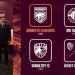 Dua mantan pemain Borneo FC, Ponaryo Astaman dan Nuriddin Davronov saat menghadiri hasil drawing AFC Challenge League 2026/27 (20/8)./IG @borneofc.id