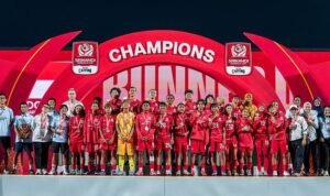 Timnas Putri Indonesia Garuda Pertiwi U-16 di Srikandi Merdeka Cup 2026 Kudus Ketua Umum PSSI Erick Thohir mengapresiasi Garuda Pertiwi U-16 meski gagal juara Srikandi Merdeka Cup 2026 di Kudus./IG @srikandimerdekacup