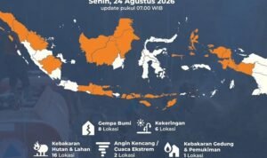 Data BPNB per 24 Agustus 2026, Kabupaten Malang sempat mengalami bencana kekeringan dan butuh distribusi lebih dari 300 ribu liter air bersih./IG @bnpb_indonesia