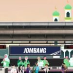 KAI Stasiun Jombang mengimbau pengguna kereta datang lebih awal di tengah berlangsungnya Muktamar ke-35 NU./IG @kai121_
