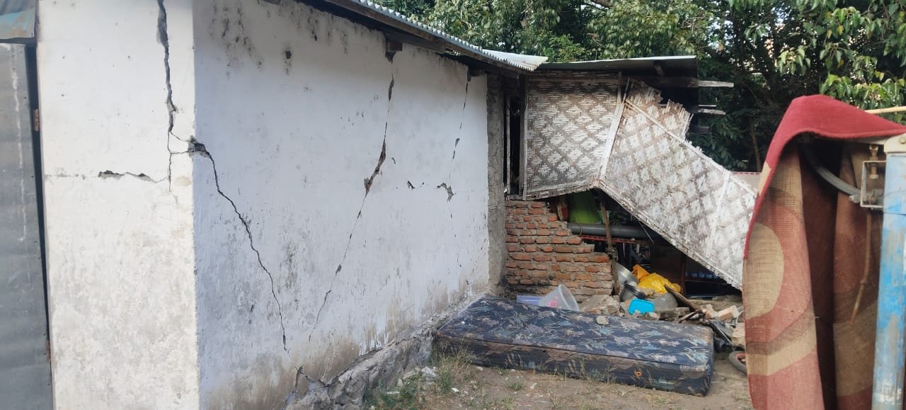 Rumah warga terdampak pascagempa NTT akan mendapat dukungan dana BNPB untuk perbaikan berdasarkan tingkat kerusakannya./via BNPB