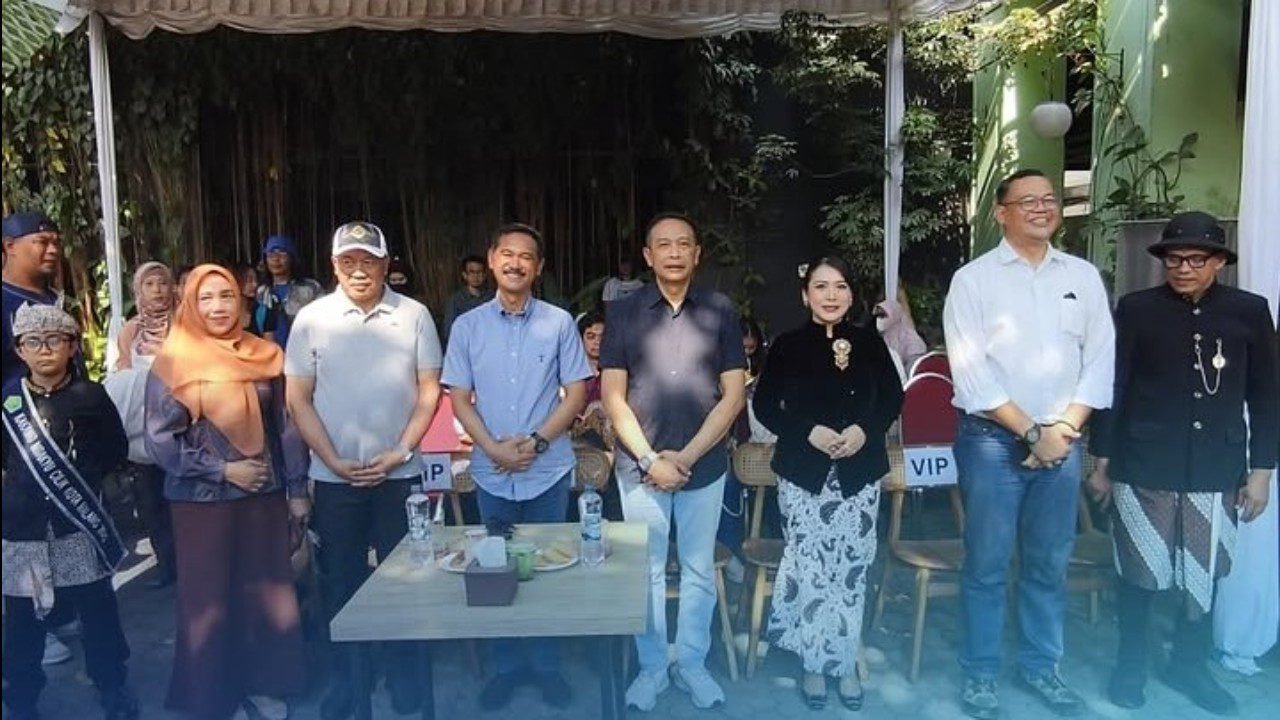 Wali Kota Malang, Wahyu Hidayat menghadiri ulang tahun pertama Gedong Ijen, diharapkan menjadi ruang kreativitas pemuda Kota Malang./IG @pemkotmalang
