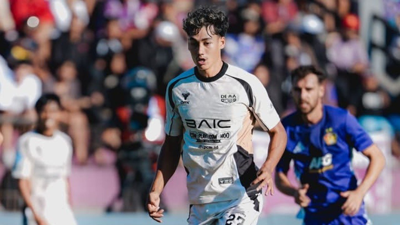 Rafael Struick mencetak gol ke gawang Persik Kediri dan Dewa United menangkan laga pekan pertama BRI Super League 2026/27 di Stadion Brawijaya (5/9)./IG @dewaunitedfc