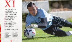 Emil Audero Tak Starter saat Rayo Vallecano vs Racing Santander Daftar susunan pemain Rayo Vallecano vs Racing Santander pada Sabtu (5/9) malam WIB, Emil Audero cadangan./IG @rayovallecano