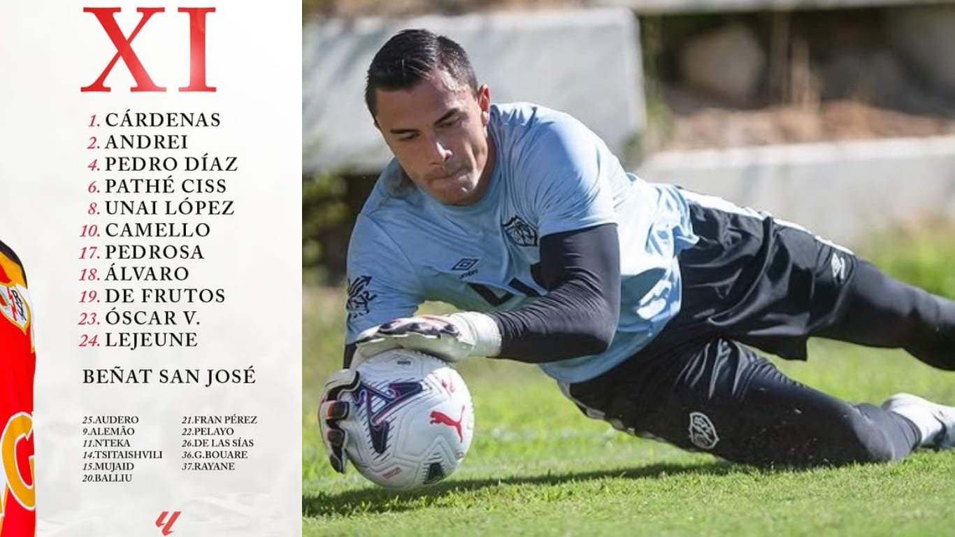 Daftar susunan pemain Rayo Vallecano vs Racing Santander pada Sabtu (5/9) malam WIB, Emil Audero cadangan./IG @rayovallecano