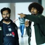 Hamza Choudhury (kanan) tiba di Jakarta, Indonesia untuk memperkuat Bangladesh yang bakal dihadapi Timnas Indonesia di FIFA ASEAN Cup 2026./IG @thebafufe