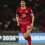 Elkan Baggott menyambut hasil positif pada laga pertama Timnas Indonesia di FIFA ASEAN Cup 2026, dan mendapat apresiasi Maarten Paes./IG @elkanbaggott