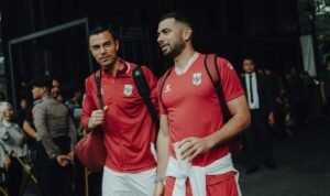 Emil Audero dan Jordi Amat saat mengikuti latihan perdana Timnas Indonesia jelang FIFA ASEAN Cup 2026 di Jakarta./IG @jordiamat5