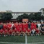 Timnas Indonesia saat latihan di Stadion PTIK, Jakarta, Rabu (30/9) jelang laga kontra Bangladesh./IG @kevindiks2