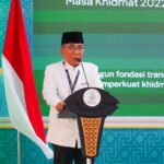 Gus Yahya demisioner sebagai Ketum PBNU pada Muktamar ke-35 NU di Jombang (30/8)./dok.PBNU