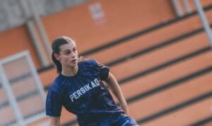 Isabelle Nottet mengikuti latihan bersama Persikad Depok jelang kick-off Indonesia Women's League 2026/27./IG @persikad.women