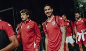 Ole Romeny dan Kevin Diks saat latihan perdana bersama Timnas Indonesia Selasa (22/9) di Jakarta jelang FIFA ASEAN Cup 2026./IG @oleromeny