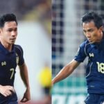 Supachok Sarachat dan Chanathip Songkrasin kembali memperkuat Thailand di FIFA ASEAN Cup 2026./IG @changsuek
