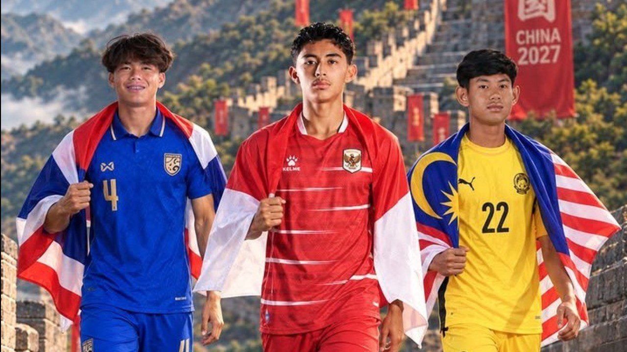 Thailand, Indonesia, dan Malaysia menjadi wakil AFF di Piala Asia U-20 2027./IG @theaseanfootball