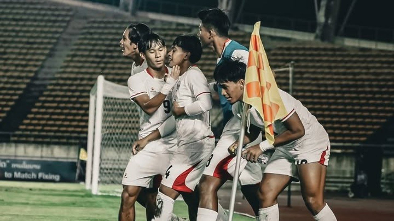 Timnas Indonesia U-20 mengalahkan Laos 3-0 (3/9), dan naik ke puncak klasemen Grup H Kualifikasi Piala Asia U-20 2027./IG @timnasindonesia