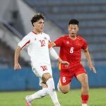 Vietnam gagal lolos ke Piala Asia U-20 2027 usai kalah dari Palestina di Phu Tho./IG @theaseanfootball
