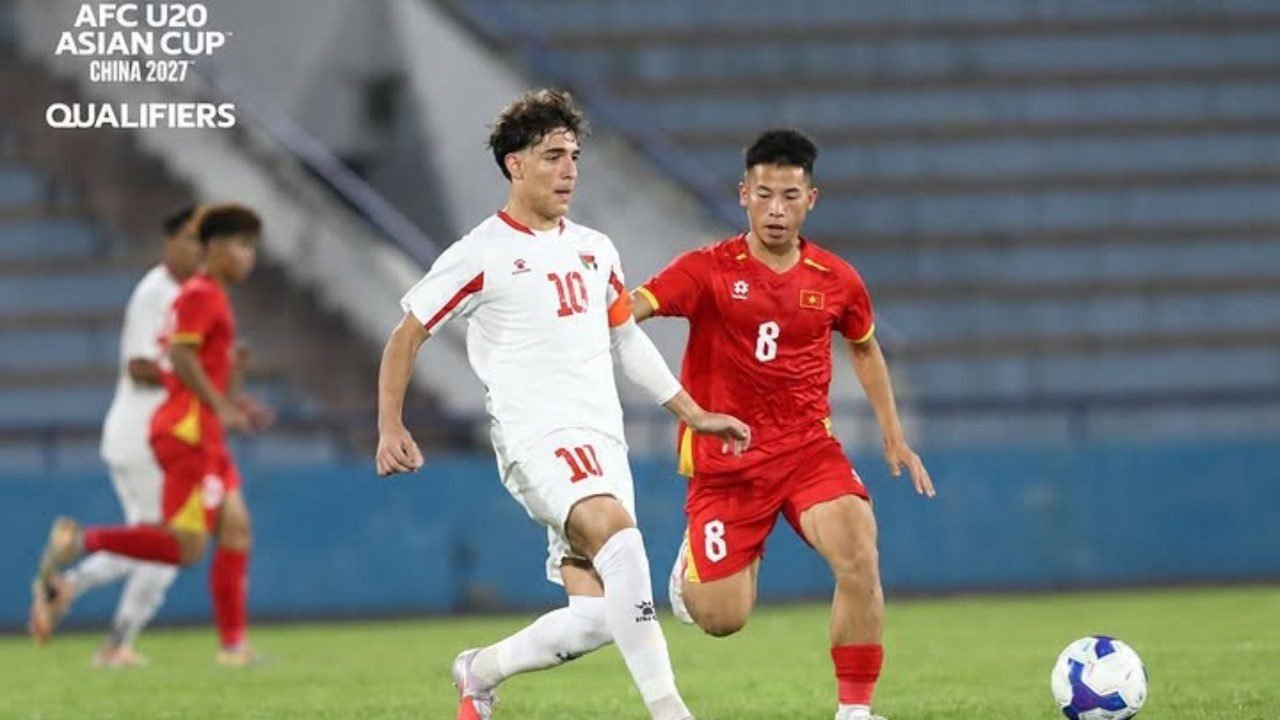 Vietnam gagal lolos ke Piala Asia U-20 2027 usai kalah dari Palestina di Phu Tho./IG @theaseanfootball
