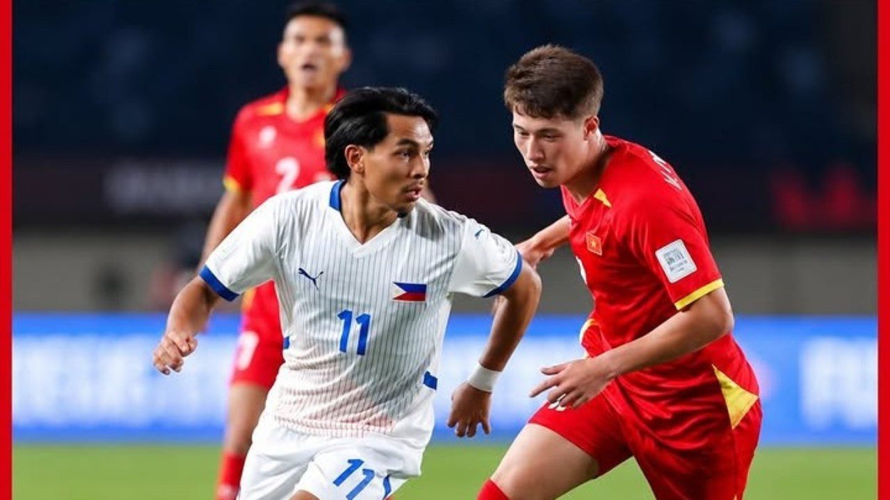 Laga Vietnam vs Filipina berakhir 1-0 untuk kemenangan Vietnam di Bandung (26/9) pada FIFA ASEAN Cup 2026./IG @theaseanfootball