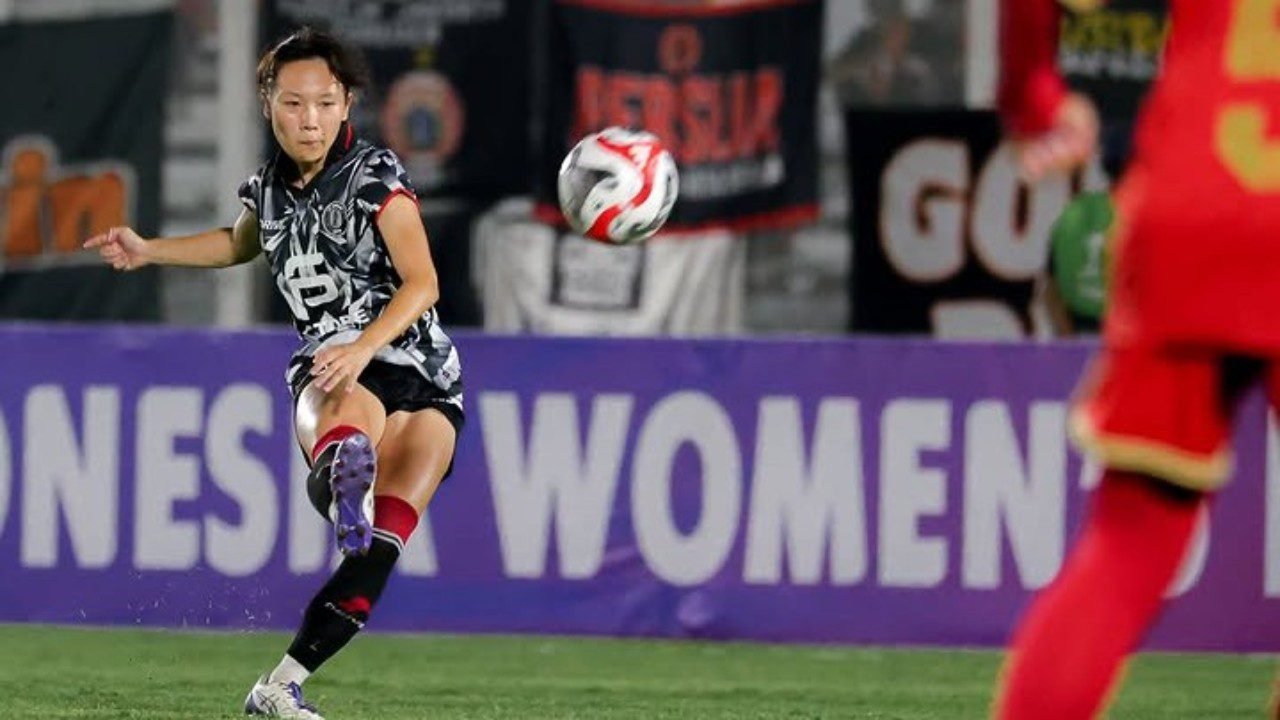 Penggawa FC Bekasi City Women, Nao Tsukamoto pemain asing pertama yang mencetak gol di Indonesia Women's League 2026/27./IG @fcbekasi