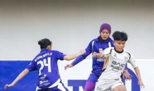 Ayunda Dwi Anggraini dan Persita Women menjadi tim kebobolan terbanyak pada pekan 2 IWL setelah menjadi tim pemenang pertama pada pekan pembuka./IG @dewaunitedwfc