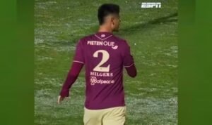 Mees Hilgers debut bersama Heerenveen di laga kompetitif saat melawan tuan rumah Excelsior Maassluis pada putaran II Piala Belanda 2026/27 (29/10)./IG @espnnl
