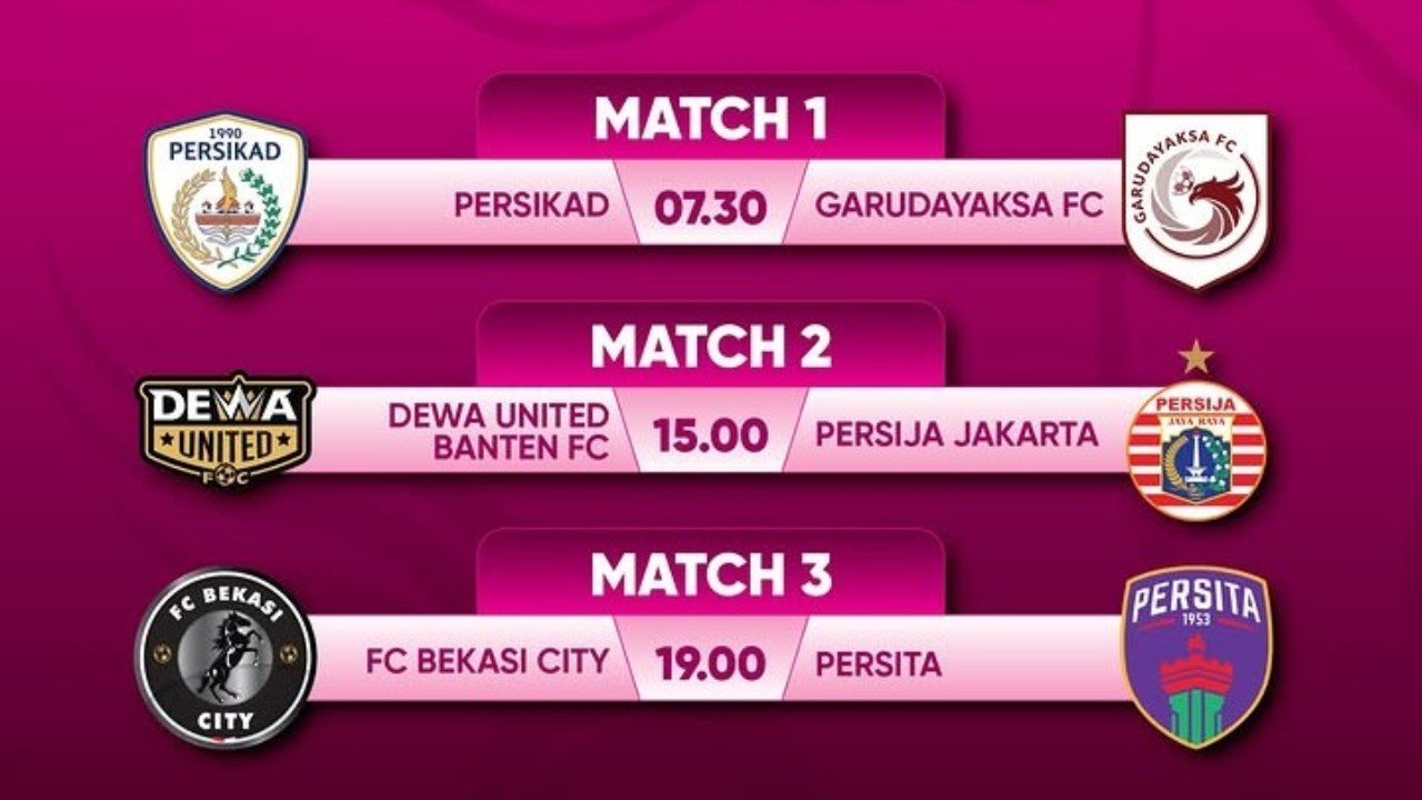 Ada Dewa United vs Persija Women pada jadwal IWL pekan 3 di Indomilk Arena, Tangerang./IG @indonesiawomensleague