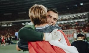 Emil Audero Timnas Indonesia Juara FIFA ASEAN Cup 2026 Usai membantu Timnas Indonesia juara FIFA ASEAN Cup 2026, Emil Audero menyebut bahwa tindakan tiap orang akan beresonansi dengan keabadian./IG @emil_audero