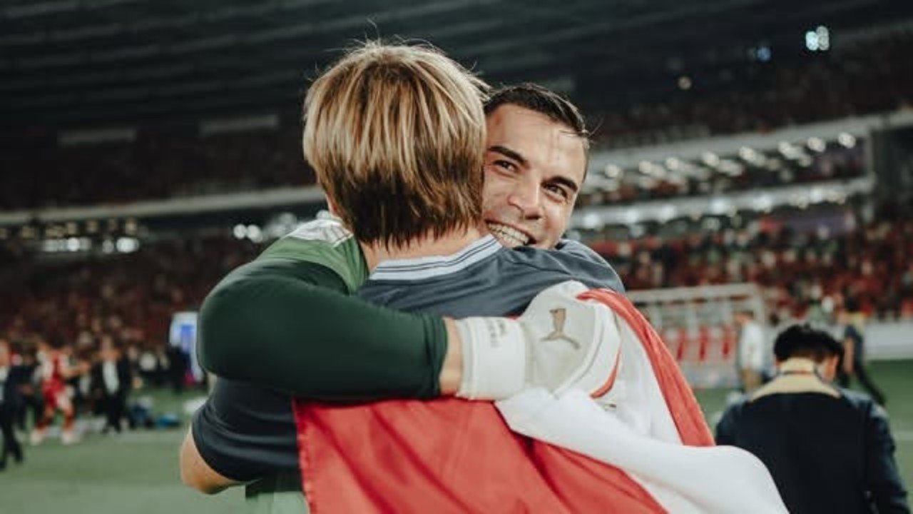 Usai membantu Timnas Indonesia juara FIFA ASEAN Cup 2026, Emil Audero menyebut bahwa tindakan tiap orang akan beresonansi dengan keabadian./IG @emil_audero